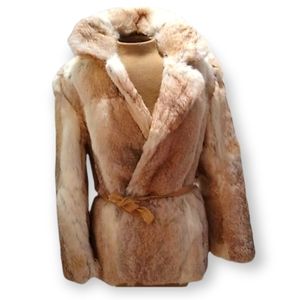 Elegant Tan Teddy Jacket